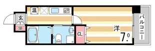 神戸駅 徒歩7分 8階の物件間取画像